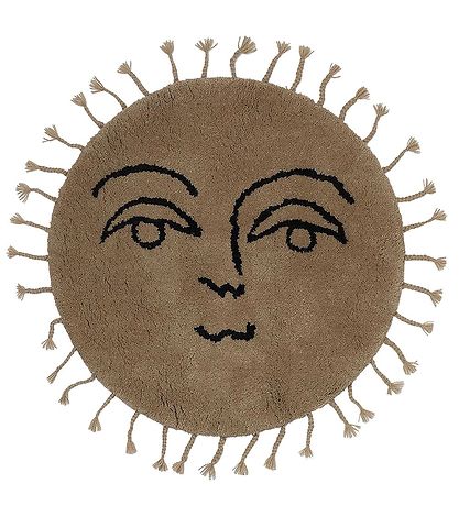 Ferm Living Gulvtppe - Sun Tufted Rug - Small - Natural