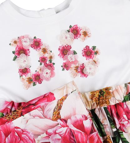 Dolce & Gabbana Kjole - Rosa m. Blomster