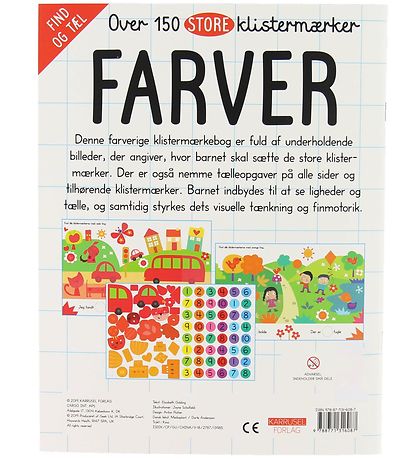 Karrusel Forlag Aktivitetsbog m. Klistermrker - 150 - Dansk