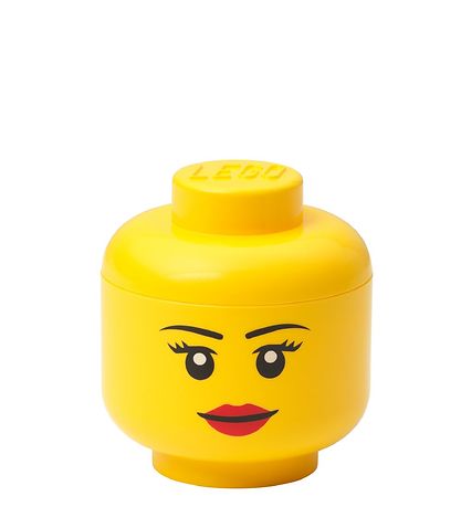 LEGO Storage Opbevaringsboks - Mini - Hoved - 12 cm - Pige