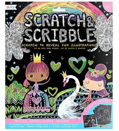 Ooly Scratch and Scribble St - Princess Garden