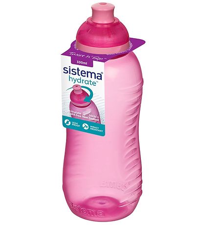 Sistema Drikkedunk - Squeeze - 330 ml - Pink m. Lyserd