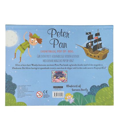 Karrusel Forlag Pop Op Bog - Peter Pan - Dansk