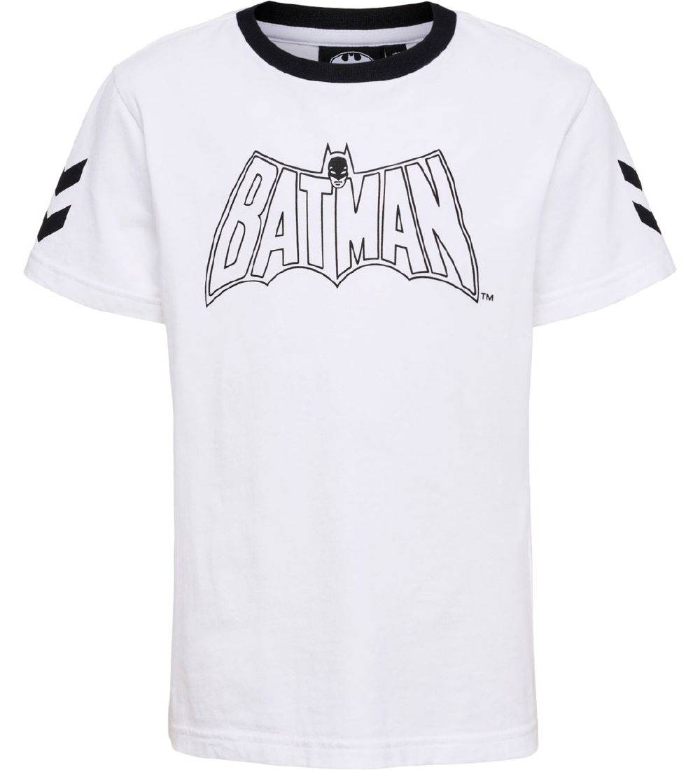 Hummel T-Shirt - HmlBatman Tres - Hvid m. Sort