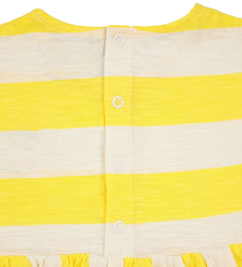 Bobo Choses Kjole - Yellow Stripes - Gul/Hvid