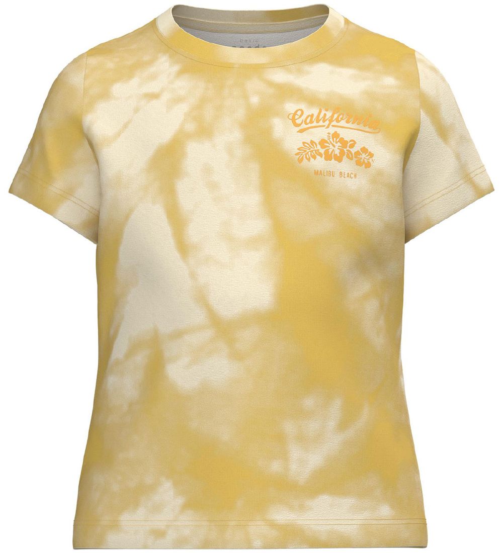Name It T-Shirt - Cropped - NkfVelukka - Aspen Gold