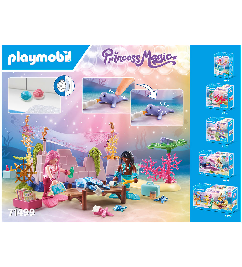 Playmobil Princess Magic - Havdyrenes Pleje Af Havfruerne - 7149