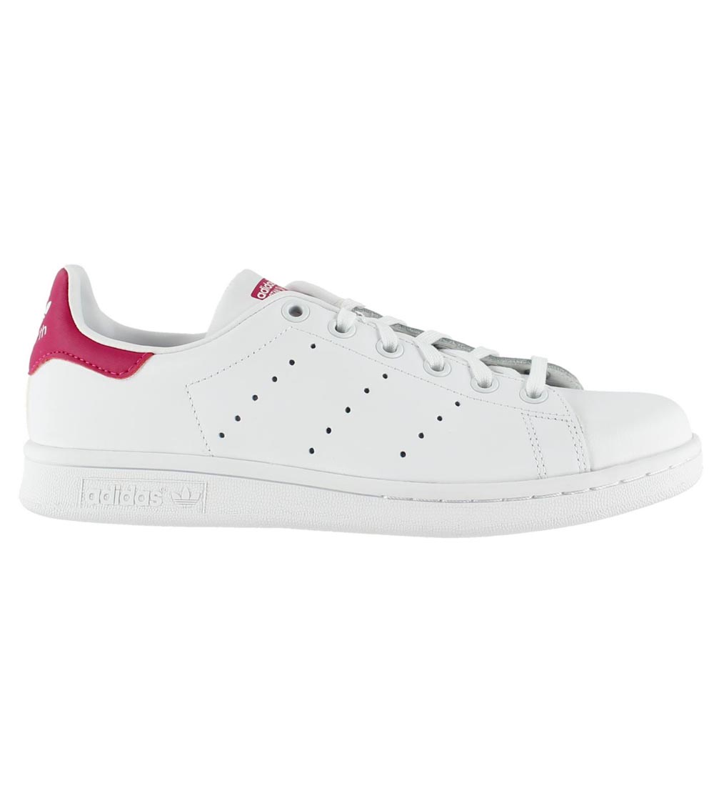 adidas Originals Sko - Stan Smith - Hvid/Pink m. Snre