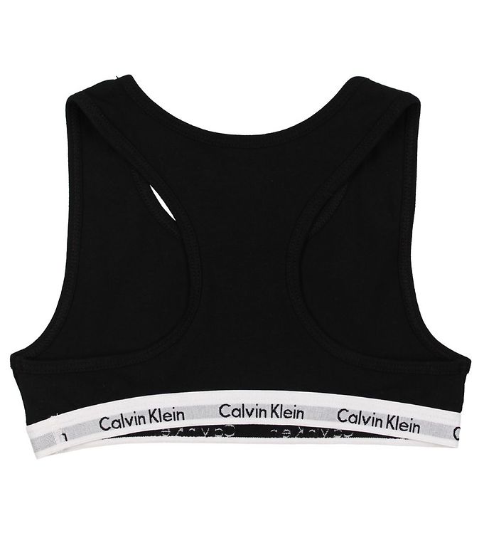 Calvin Klein Toppe 2-pak - Sort/Hvid ✓ Gratis kredit