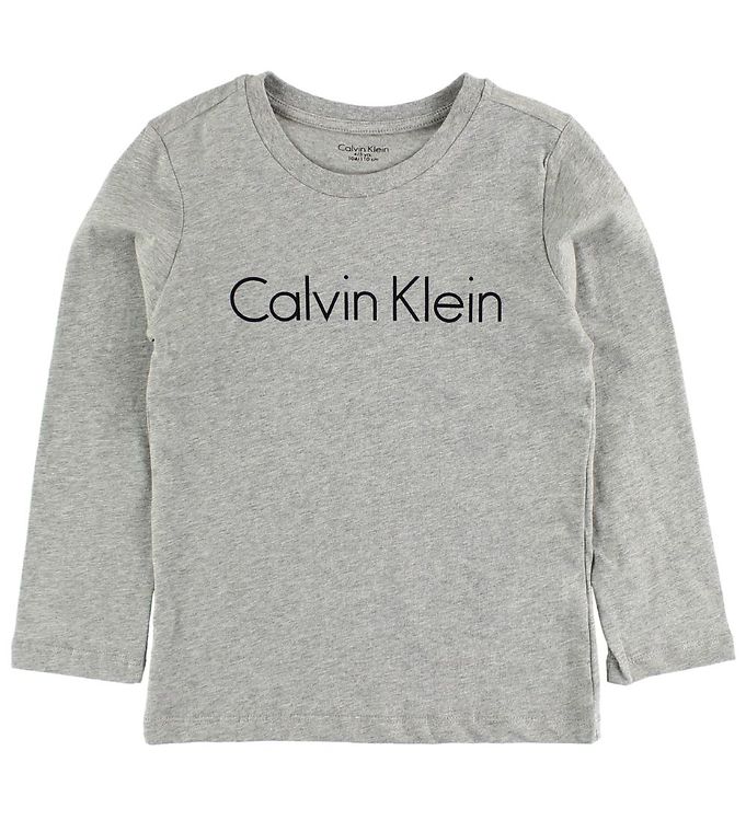 Calvin Klein Nattøj - Gråmeleret/Sort m. Logo | i DK