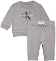 Calvin Klein Sweatsæt - Monogram - Grey Heather