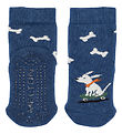 Melton Strømper - Skating dog - Anti-slip - True Navy