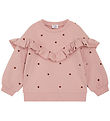 Hust and Claire Sweatshirt - Sicilia - Dusty Rose m. Prikker