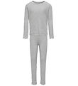Kids Only Loungewear Sæt - Rib - KogMunte - Light Grey Melange m