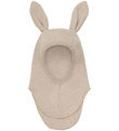 Huttelihut Elefanthue - Uldfleece - 1-lags - Camel Melange m. Ør
