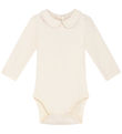Hust and Claire Body l/æ - Uld/Bambus - Beate - Ecru