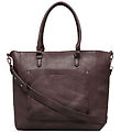 Rosemunde Shopper m. Clutch - 2 In 1 - Dark Brown/Gold