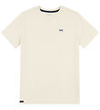 Lee T-shirt - Badge - White Asparagus