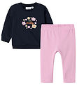 Name It Sæt - Sweatshirt/Leggings - NbfVuvivian - Pastel Lavende