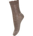 MP Strømper - Bambus - Celosia Glitter - Brown Sienna