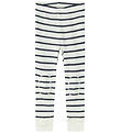 Name It Leggings - Uld - Noos - NmmWang - Snow White m. Striber