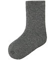 Name It Strømper - Uld/Bomuld - NmmWaksi - Dark Grey Melange