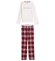 Tommy Hilfiger Nattøj - 2-delt - PJ Print - Ancient White/Plaid