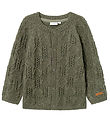 Name It Cardigan - Uld - Strik - NmmWrilla - Mulled Basil