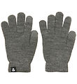 Jack & Jones Handsker - Strik - Noos - JacBarry - Grey Melange