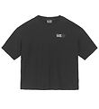 EA7 T-shirt - Sort m. Blå
