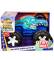 Hot Wheels Fjernstyret Bil m. Lys/Lyd - Monster Trucks - Mega Wr