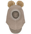 Huttelihut Elefanthue - Uld - 2-lags - Camel Melange m. Kvaste