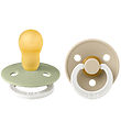 BIBS Colour Natsutter - Str. 3 - 2-pak - Rund - Sage Glow/Vanill
