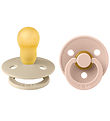 BIBS Colour Sutter - 2-pak - Str. 3 -   Rund - Vanilla/Blush