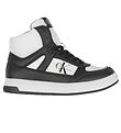 Calvin Klein Sko - High Top Lace Up - Sort/Hvid