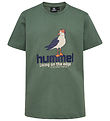 Hummel T-shirt - HmlPrint - Laurel Wreath/Black Iris