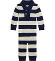 Polo Ralph Lauren Heldragt - Strik - Navy/Beigestribet