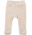 Joha Leggings - Strik - Uld - Creme