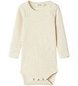 Lil Atelier Body l/æ - Rib - NbfLake - Coconut Milk