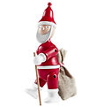Kay Bojsen Træfigur - Julemand - 20 cm - Rød/Hvid