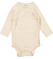 MarMar Body l/æ - Rib - Modal - Belito - Sandstone Stripe