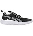 Reebok Sko - Rush Runner Slip-On - Sort/Grå/Hvid