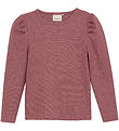 Minymo Bluse - Rib - Glitter - Deco Rose