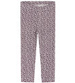 Hust and Claire Leggings - Vaflet - Lamia - Gray Lilac m. Blomst