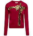 Kids Only Strik - KogXmas - Chili Pepper/Sequin Bow