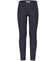 Name It Leggings - Sweat - NkfDavina - Dark Sapphire/Hearts