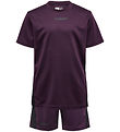 Hummel Shorts/T-shirt - HmlMulti - Plum Perfect