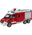 Bruder Bil - MB Sprinter Brandbil m. Vandpumpe og Lys/lyd - 0268