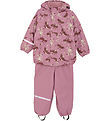 CeLaVi Regntøj m. Fleece - Foxglove