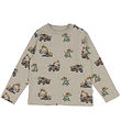 Minymo Bluse - Beige Melange